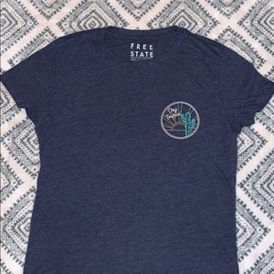 Navy Blue Embroidered Cacti Shirt